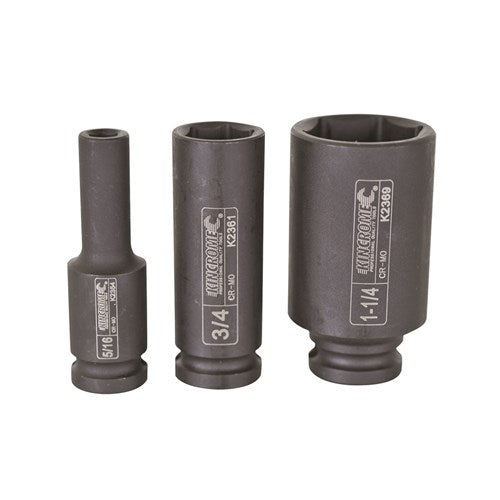 9/16" 1/2" Drive Deep Impact Socket Imperial K2358 by Kincrome