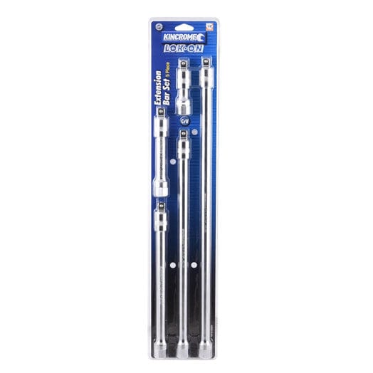 1/2" Square Drive LOK-ON® Extension Bar 5Pce Set K25520 by Kincrome