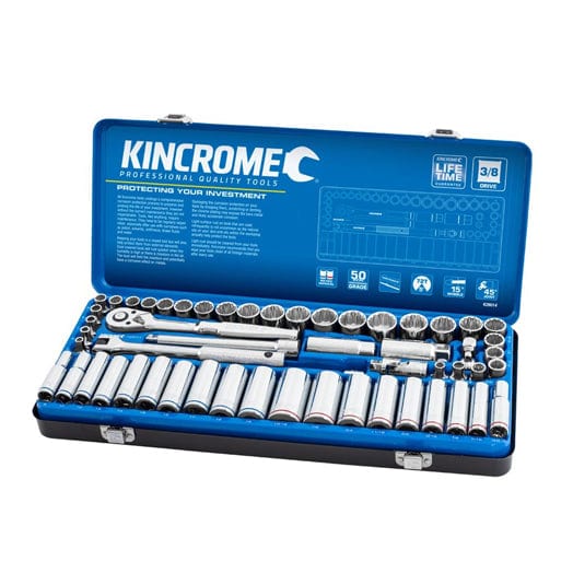 57Pce 3/8'' Socket Set Drive Metric + Imperial K28014 by Kincrome