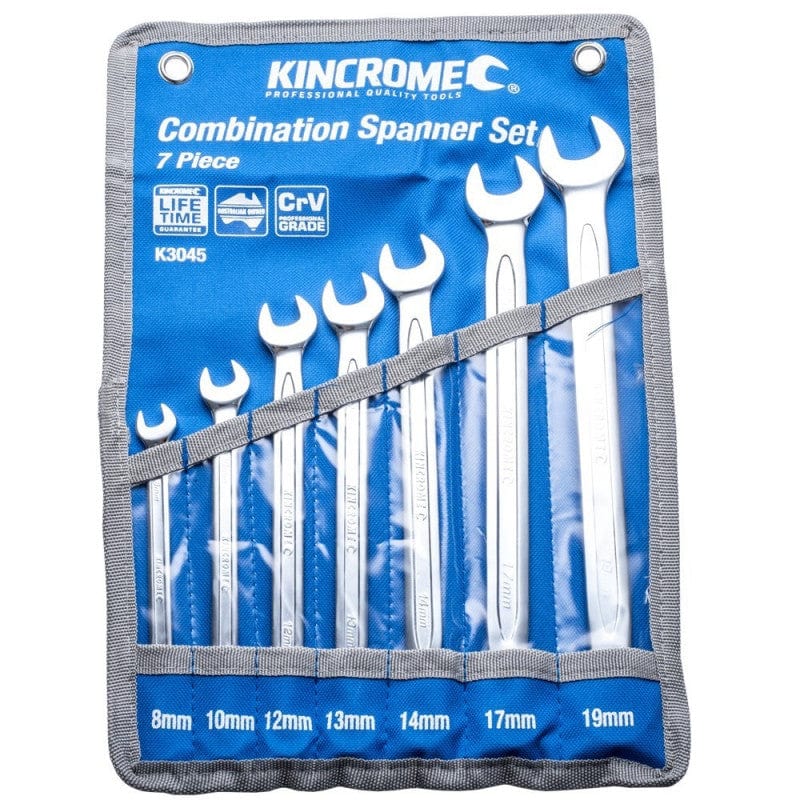 Kincrome 7Pce Combination Spanner Set Metric K3045