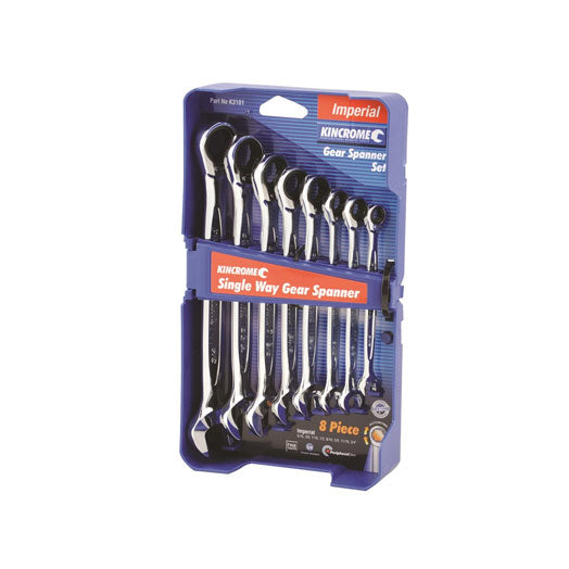 8Pce Imperial Combination Gear Spanner Set K3101 by Kincrome