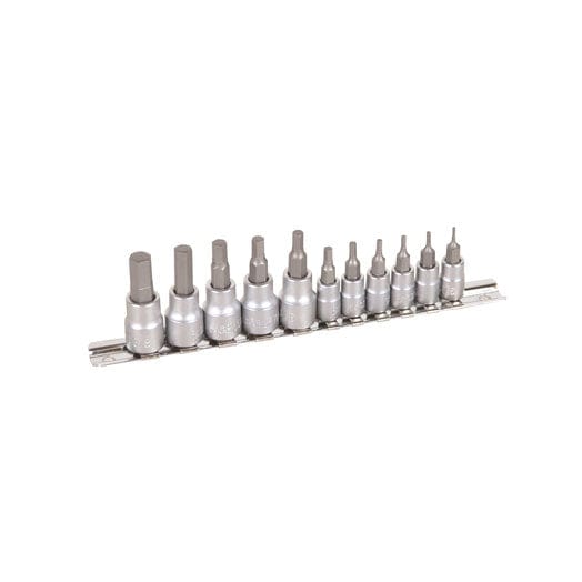11Pce Socket Hex Set 1/4 & 3/8" Square Drive Imperial K5024 by Kincrome