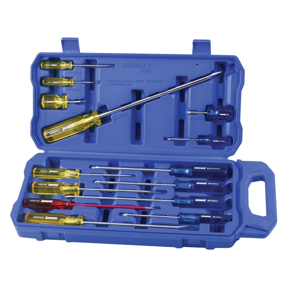 14Pce Screwdriver Set Acetate Handle K5053 by Kincrome
