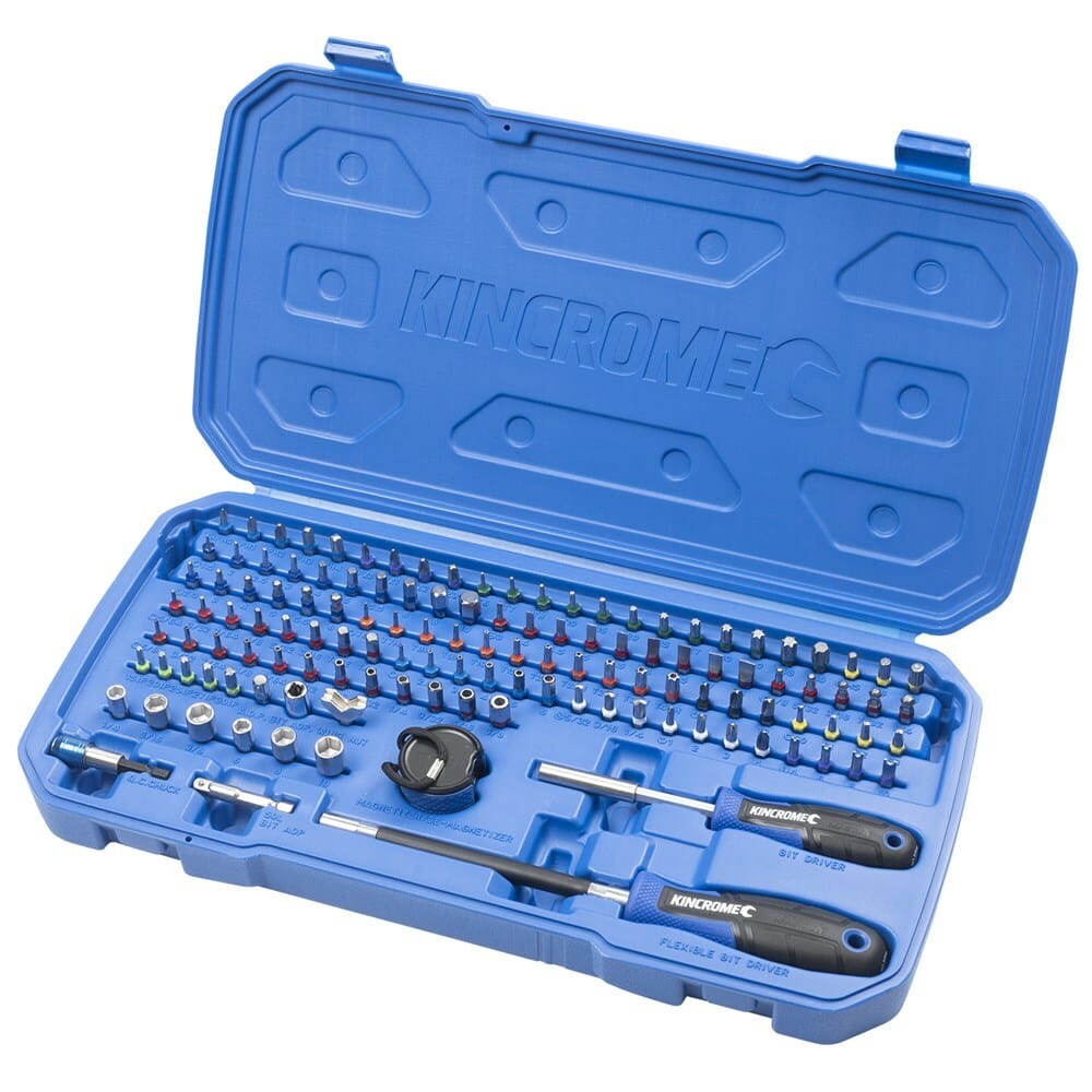 128Pce Torquemaster Driver + Bit Set K5501 by Kincrome