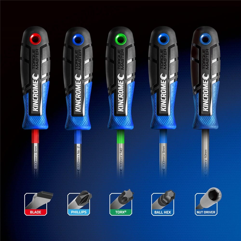 8Pce Screwdriver Set Torquemaster® K5521 by Kincrome