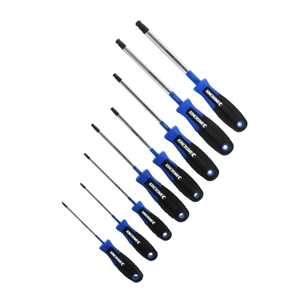 8Pce Torquemaster Ball-Hex Screwdriver Set K5589 by Kincrome