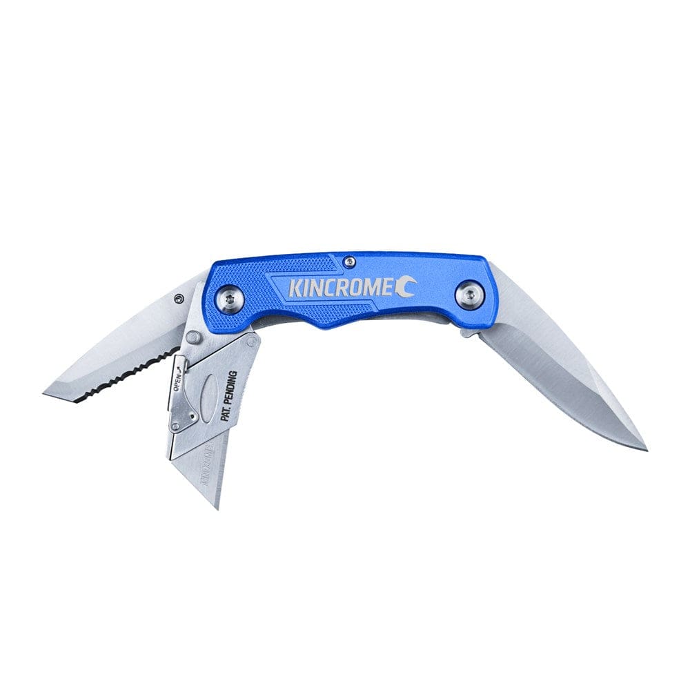 Folding Utility Knife Tri Blade K6101 by Kincrome