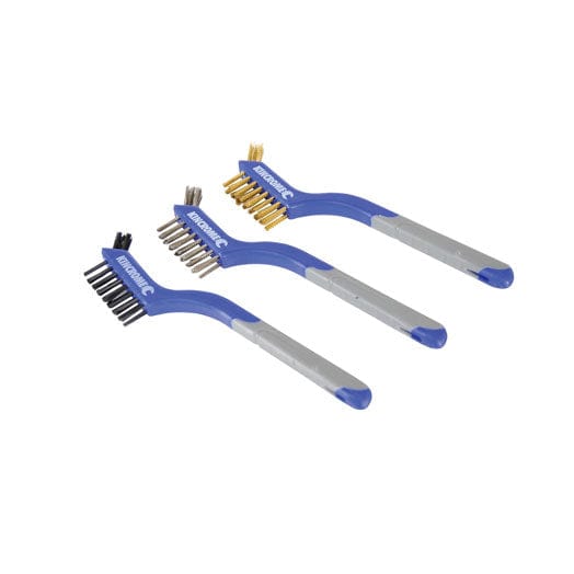 3Pce Wire Brush Set Medium K6360 by Kincrome