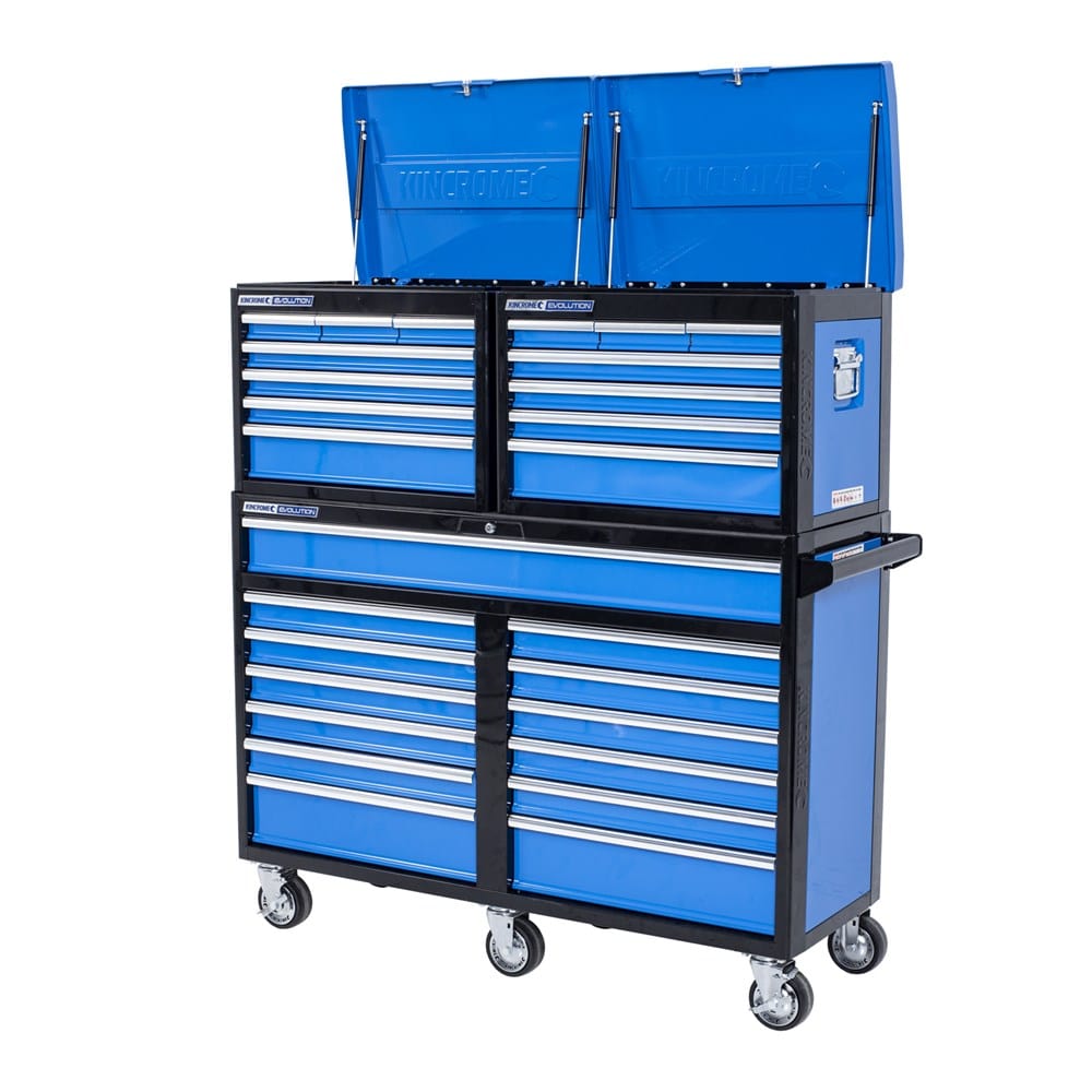 Kincrome 27 Drawer Evolution Super Wide Chest + Trolley Combo K7995