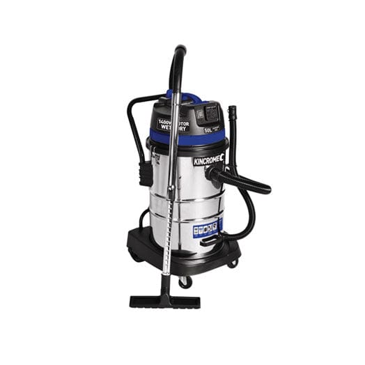 50L 1400W Vacuum Wet & Dry S/Steel Tan KP704 by Kincrome