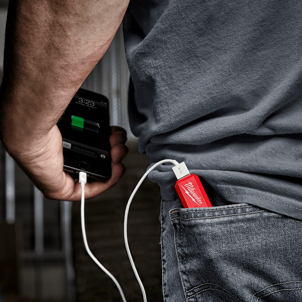 REDLITHIUM™ USB Rechargeable Portable Power Source & Charger Kit L4PPS301 by Milwaukee