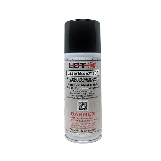 Can of All Purpose Black Marking LaserBond 100 Aerosol Spray