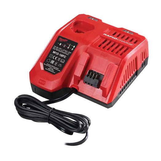 Milwaukee M12 & M18 - 12-18V Multi Voltage Rapid Charger M12-18FC
