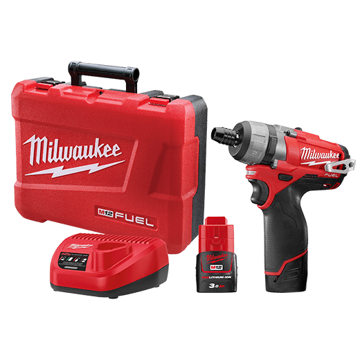 12V 3.0Ah 1/4" Hex 2-Speed Screwdriver Kit M12CD-302C by Milwaukee
