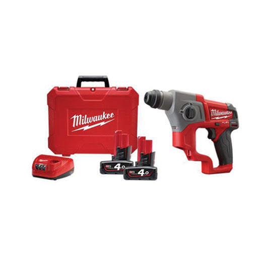 12V 4.0Ah 16mm SDS Plus Rotary Hammer Kit M12CH 402C by Milwaukee