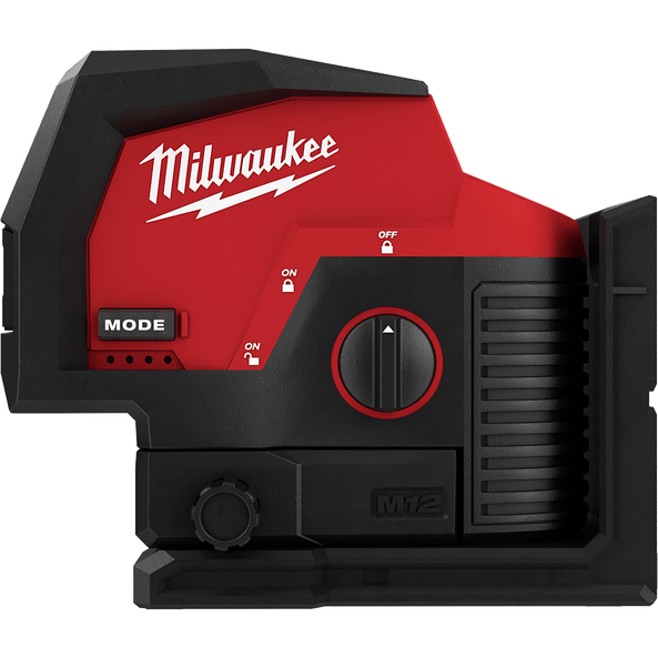 12V Cross Line + 2 Plumb Laser (Tool Only) M12CPL-0C by Milwaukee