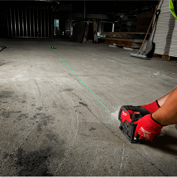 12V Cross Line + 2 Plumb Laser (Tool Only) M12CPL-0C by Milwaukee