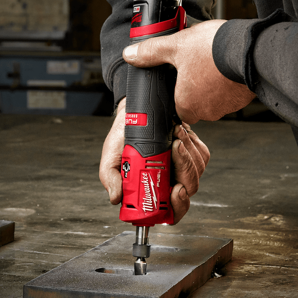 12V FUEL Brushless Straight Die Grinder Bare (Tool Only) M12FDGS-0 by Milwaukee