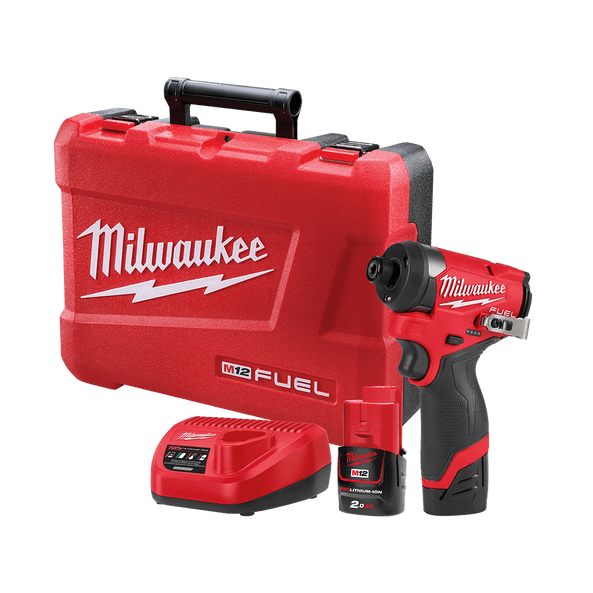 12V FUEL™ 1/4" Hex Impact Driver Kit M12FID2202C by Milwaukee