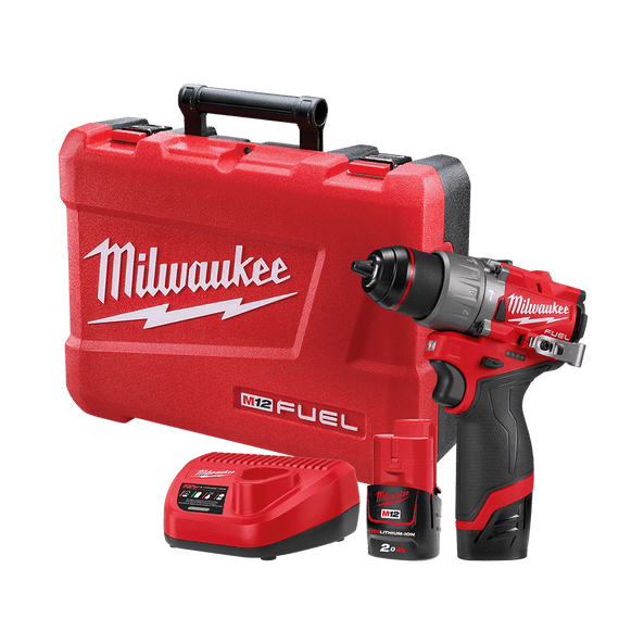 12V FUEL™ 13MM Hammer Drill/Driver Kit M12FPD2202C by Milwaukee