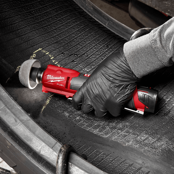 12V FUEL Brushless Low Speed Tyre Buffer Bare (Tool Only) M12FTB-0 by Milwaukee