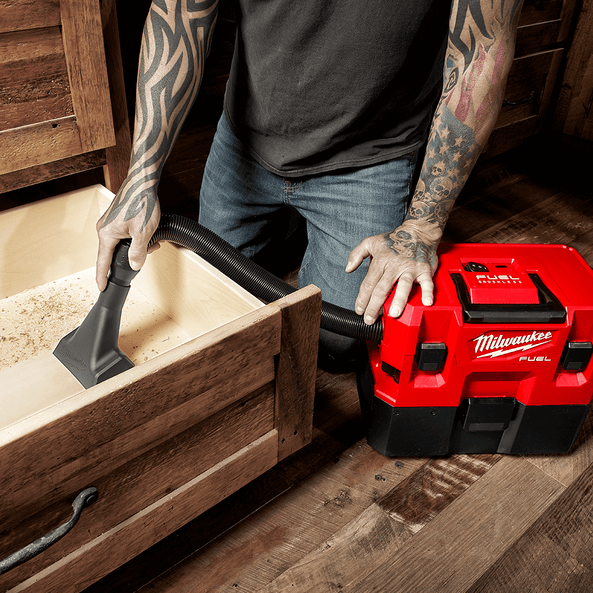 12V FUEL Wet Dry Vacuum L Class Bare (Tool Only) M12FWDVL-0 by Milwaukee