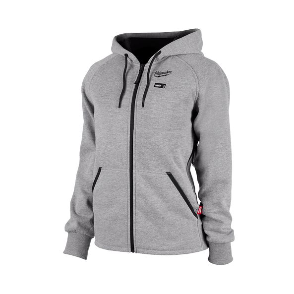 M12 Heated Hoodie Grey Women's M12HHWGREY10 by Milwaukee