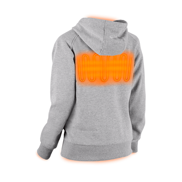 M12 Heated Hoodie Grey Women's M12HHWGREY10 by Milwaukee