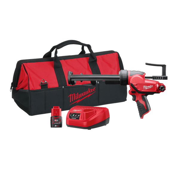 Milwaukee 12V 2.0Ah 310ML Caulk & Adhesive Gun Kit M12PCG310-201B
