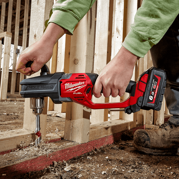 18V Hole Hawg Right Angle Drill Bare (Tool Only) M18CRAD2-0 by Milwaukee