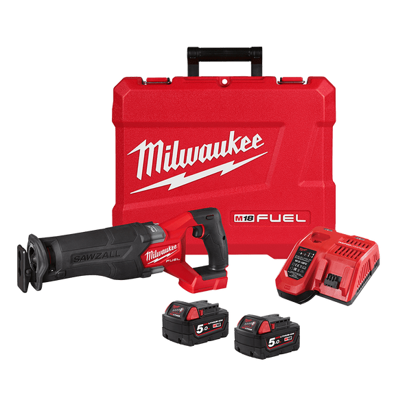 18V FUEL SAWZALL Reciprocating Saw Kit M18CSX2-502C by Milwaukee