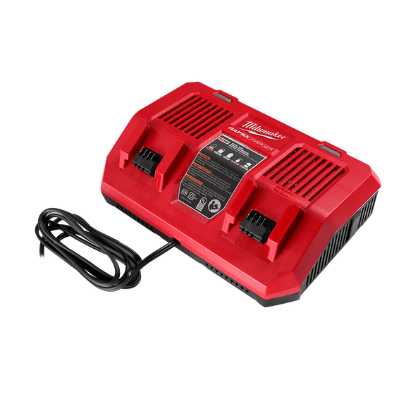 Milwaukee 18V Dual Bay Simultaneous Rapid Charger M18DFC