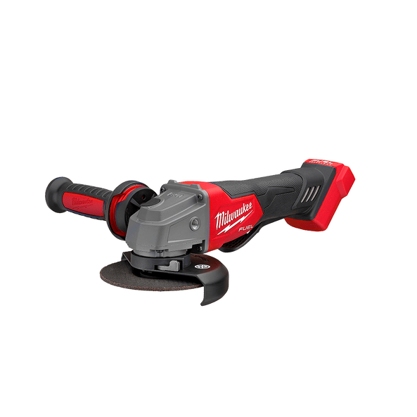 18V 125mm FUEL Angle Grinder with Deadman Paddle Switch Kit M18FAG125XPD-502C by Milwaukee