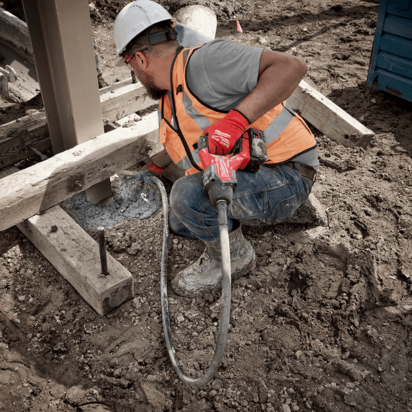 18V FUEL 2400MM (8') Needle Concrete Vibrator Bare (Tool Only) M18FCVN240 by Milwaukee