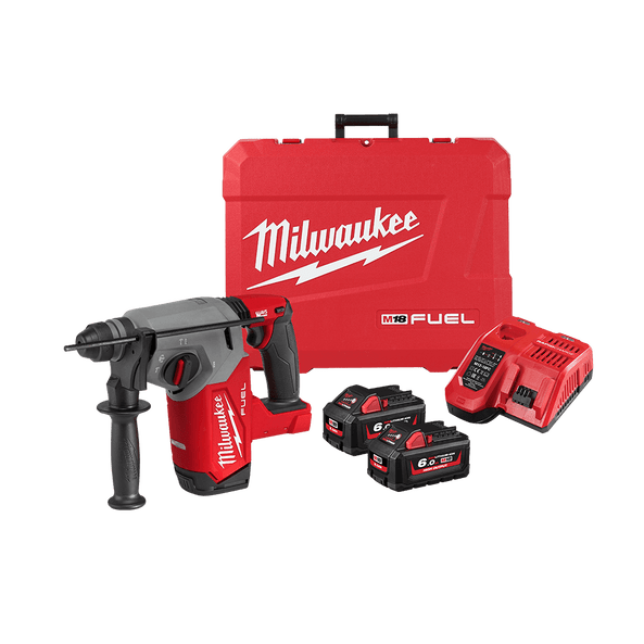 18V FUEL 26mm SDS Plus Rotary Hammer Kit M18FH-602C by Milwaukee