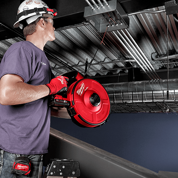 Milwaukee 18V Powered Fish Tape with 30m Non-Conductive Cartridge Bare (Tool Only) M18FPFT30-0