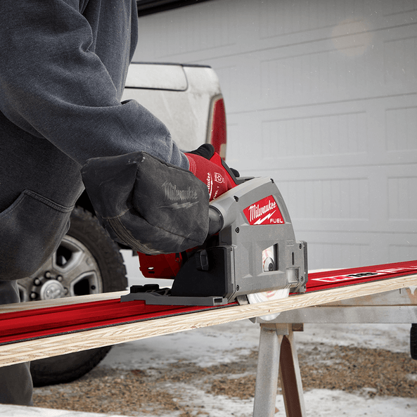18V 165mm FUEL™ Brushless Track Saw Kit M18FPS55-601B by Milwaukee