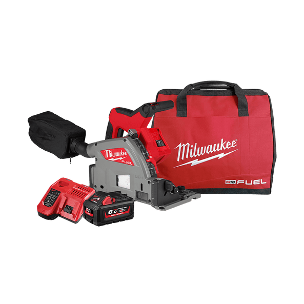 18V 165mm FUEL™ Brushless Track Saw Kit M18FPS55-601B by Milwaukee