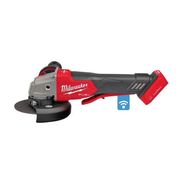 18V 125mm FUEL ONE-KEY Braking Angle Grinder with Deadman Paddle Switch Bare (Tool Only) M18ONEFAG125XPDB-0 by Milwaukee