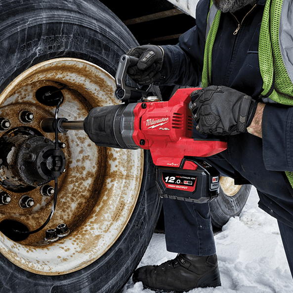 18V 1" FUEL ONE-KEY Extended Anvil High-Torque Impact Wrench D Handle Bare (Tool Only) M18ONEFHIWF1D-0 by Milwaukee