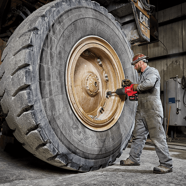 18V 1" FUEL ONE-KEY Extended Anvil High-Torque Impact Wrench D Handle Bare (Tool Only) M18ONEFHIWF1D-0 by Milwaukee