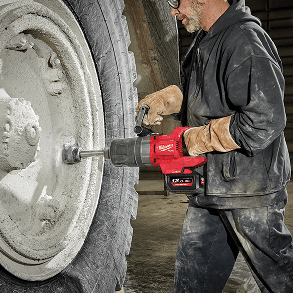 18V 1" FUEL ONE-KEY Extended Anvil High-Torque Impact Wrench D Handle Bare (Tool Only) M18ONEFHIWF1D-0 by Milwaukee