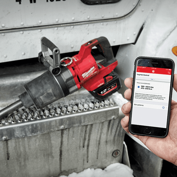18V 1" FUEL ONE-KEY Extended Anvil High-Torque Impact Wrench D Handle Bare (Tool Only) M18ONEFHIWF1D-0 by Milwaukee