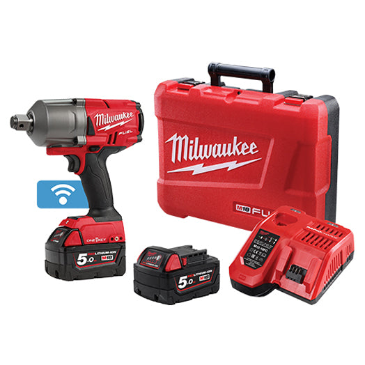 18V 3/4" High-Torque Impact Wrench w/ Friction Ring Kit M18ONEFHIWF34-502C by Milwaukee