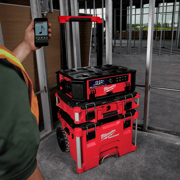 18V M18 PACKOUT Radio + Charger Bare (Tool Only) M18PORC0 by Milwaukee