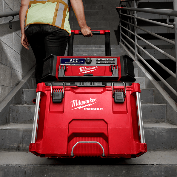 18V M18 PACKOUT Radio + Charger Bare (Tool Only) M18PORC0 by Milwaukee