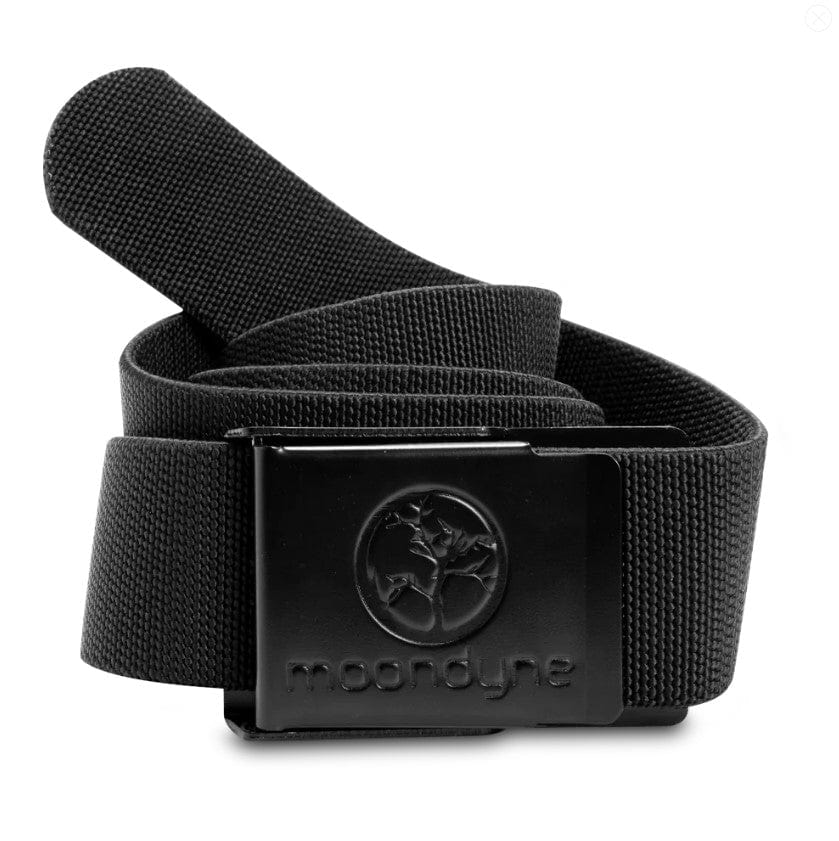 1400mm Steel Cam Buckle Belt Stretch Black M20C1400-1BK by Moondyne