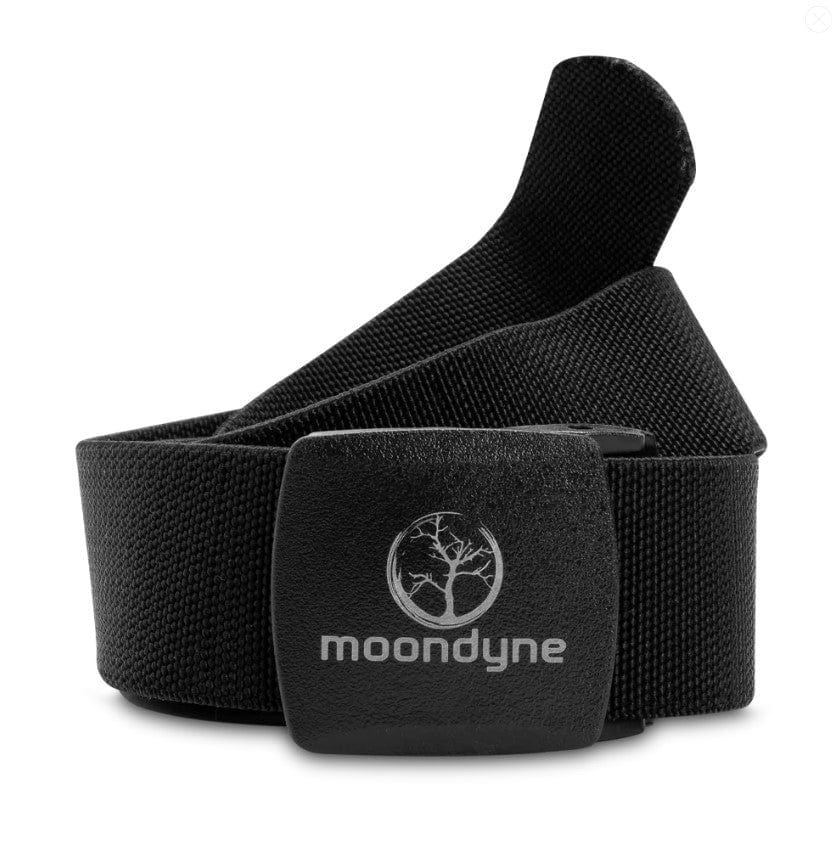 1400mm Composite Cam Buckle Belt Stretch Black M21C1400-1BK by Moondyne
