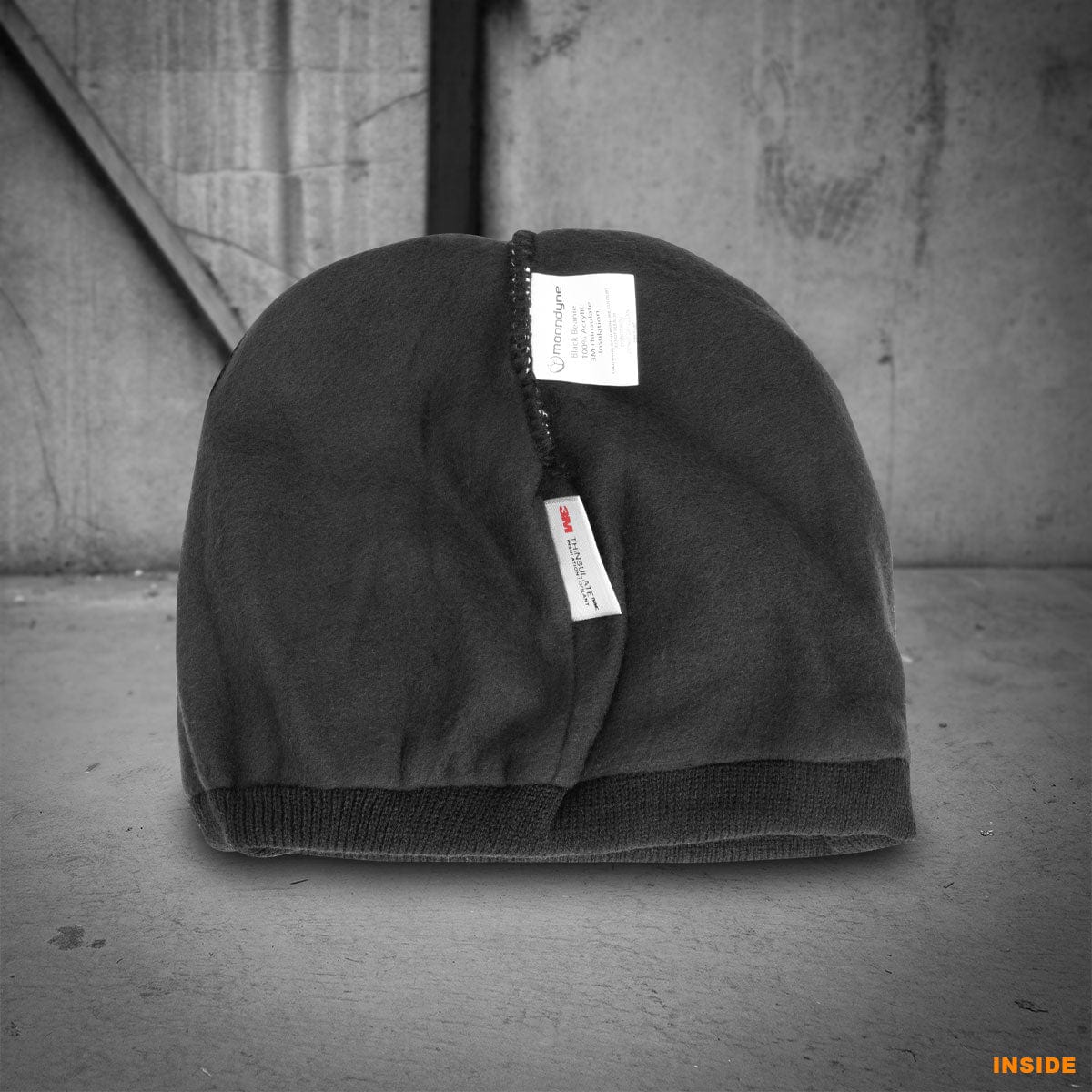 3M Thinsulate Insulation Plain Black Beanie M30B1000-1BK by Moondyne