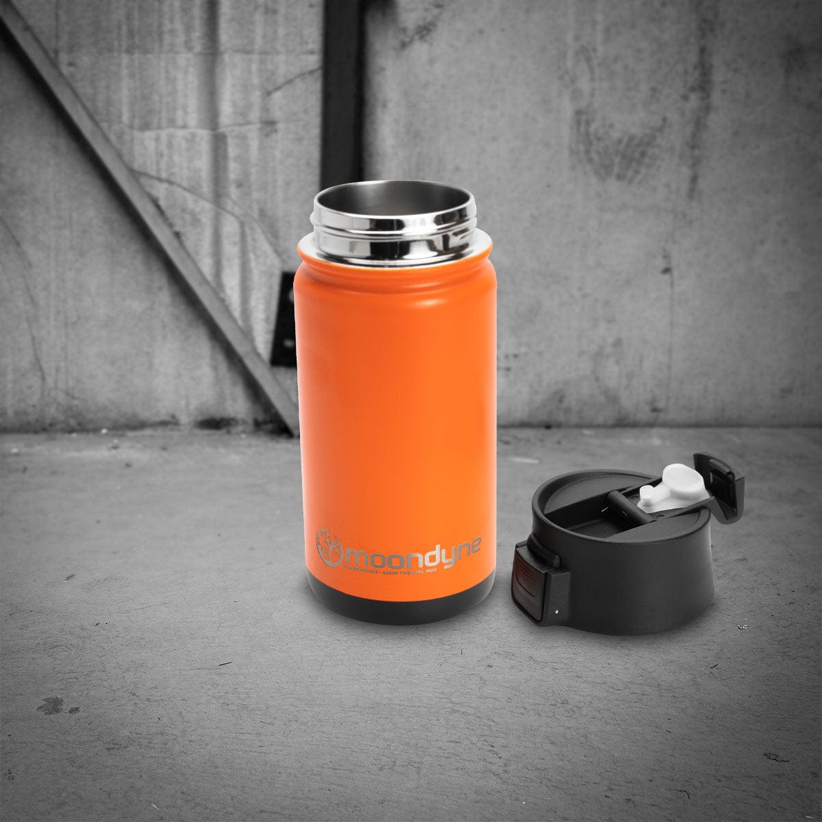 420ml Orange Stainless Steel Thermal Mug M40B0420-1OR by Moondyne